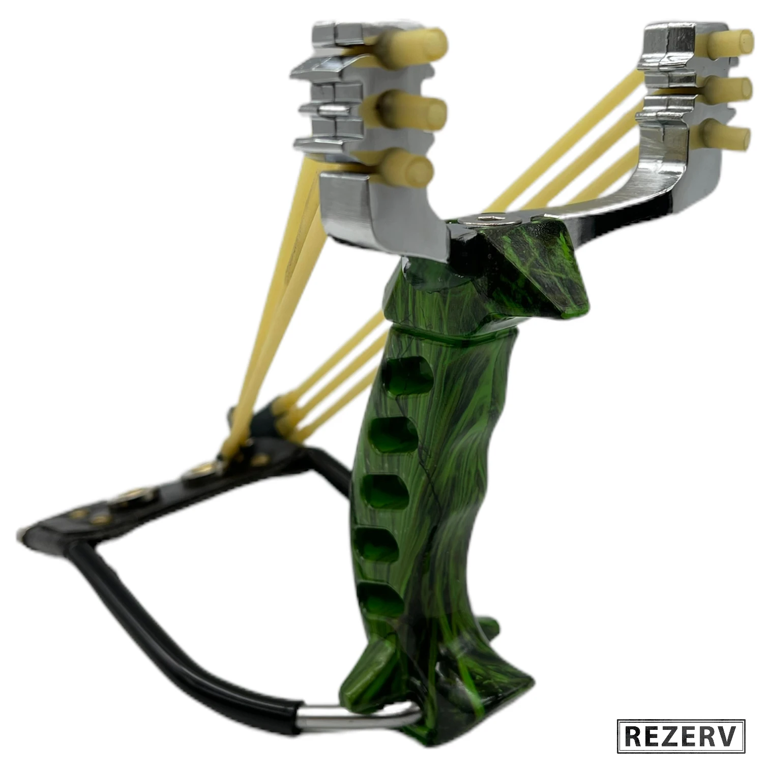 Slingshot &quotHunter No. 7" body metal set with 2 elastic bands for hunting and entertainment | Спорт и развлечения