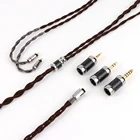 Умный кабель для наушников THIEAUDIO Litz OCC медный посеребренный 26AWG для множества переключателей Monarch MKII V16 3,5 мм 2,5 мм 4,4 мм