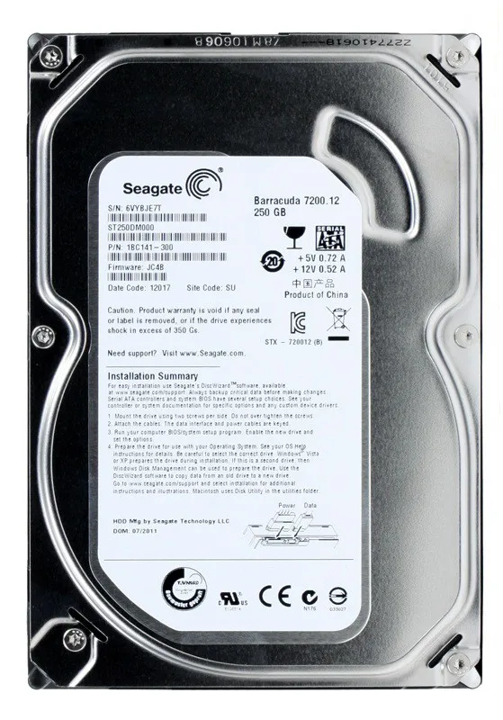 Жесткий диск Seagate ST250DM000 250GB БУ |