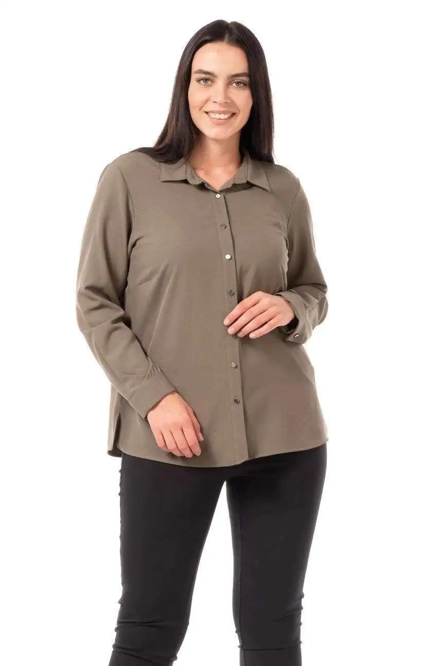 Женская модная одежда Hanezza большого размера 2021 летняя однотонные элегантные