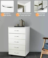 dressers chest of drawers 5 drawer nightstand bedroom storage cabinet wcasters