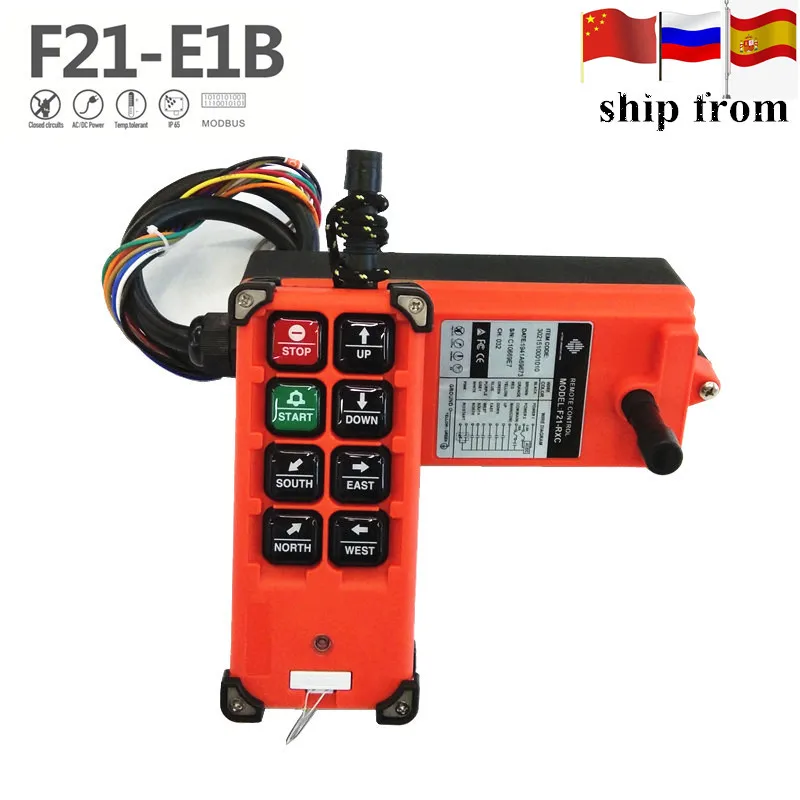 Бесплатная доставка F21-E1B 18-65V 65-440V AC DC промышленный пульт дистанционного