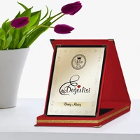personalized most valuably red plaque award of the year