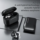 Гибридный Драйвер KZ Z3 2BA + 2DD, Bluetooth 5,2, беспроводные наушники для аудиофилов, низкая задержка, физическое шумоподавление, сенсорное управление