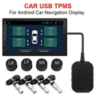 TPMS Датчик Android USB 3,0 для автомобильного радио, DVD-плеера, система контроля давления в шинах, запасной внутренний и внешний датчик