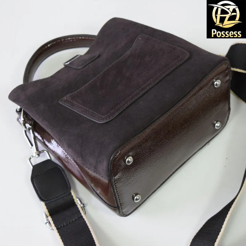 Женская сумка тоут T40-19 /PU+натуральная замша | Багаж и сумки