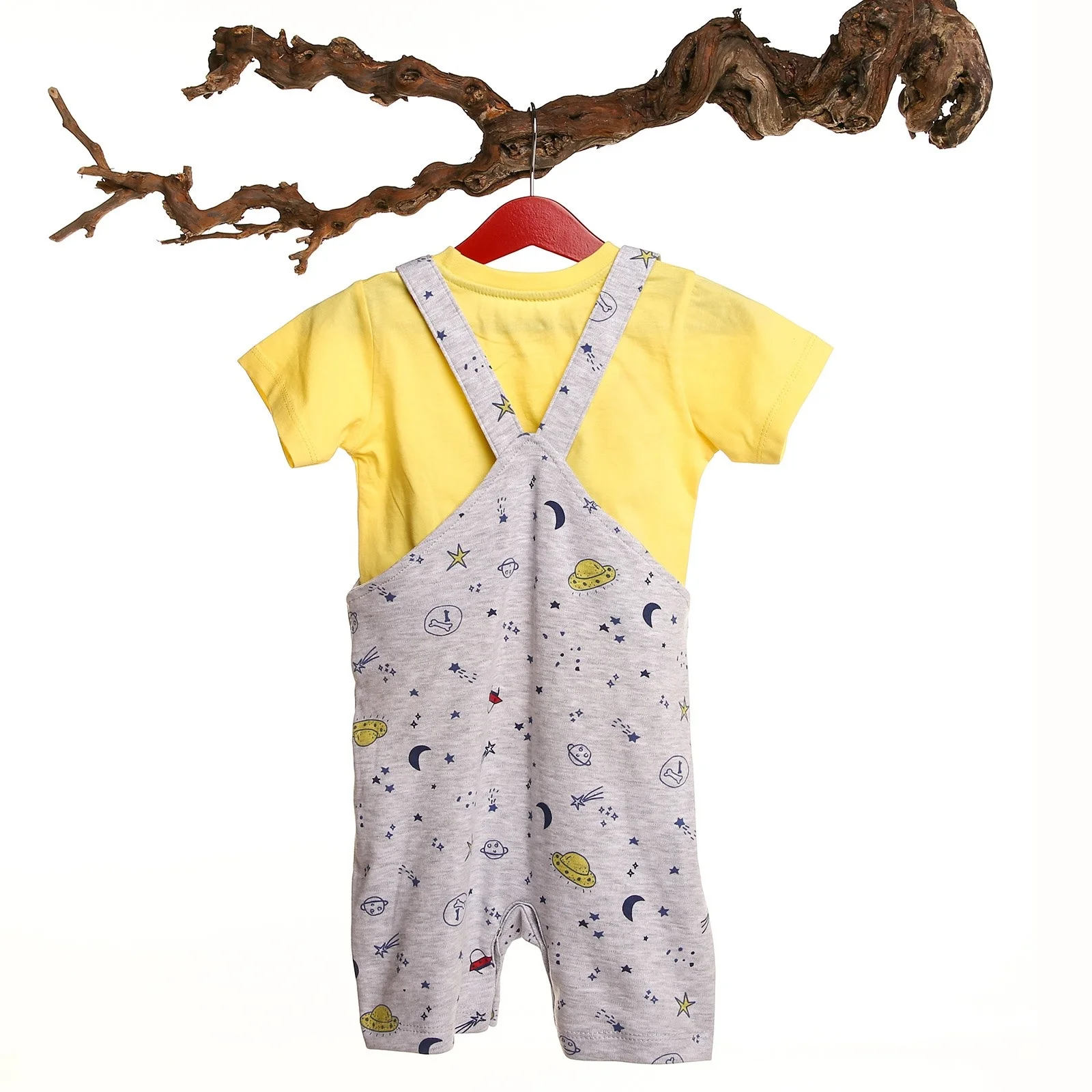 Ebebek HelloBaby baby boy Space Theme короткий комбинезон набор футболок| |