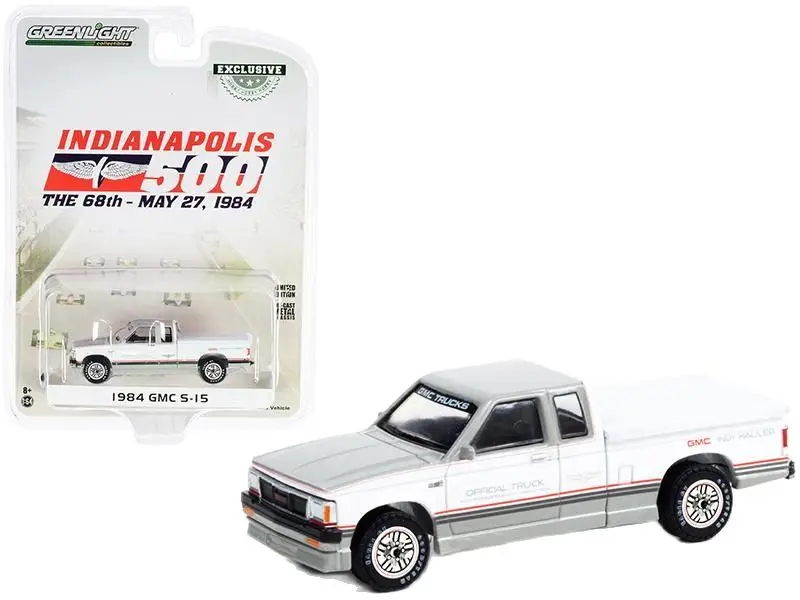 

Greenlight 1:64 1984 GMC S-15 Extended Cab 68th Annual Indianapolis 500 Mile Race GMC Indy Hauler Official Truck (Hobby Exclusiv