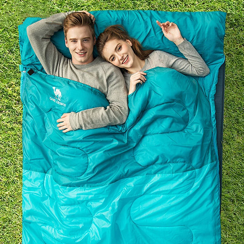 

Outdoor Camping Travel Sleeping Bag for Adults Cold and Warm Portable Double Sleeping Bag Indoor Winter Thick Quilt