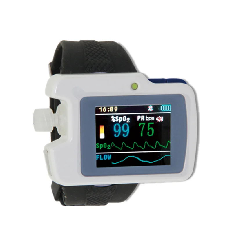 

Hot CONTEC RS01 Sleep apnea screen meter SAHS patients sleep apnea monitoring With SpO2 probe
