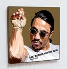 Нусрет SaltBae Гёкче Картина в стиле Поп Арт с креплением на стену портрет постер плакат холст интерьер рамка стиль дизайн