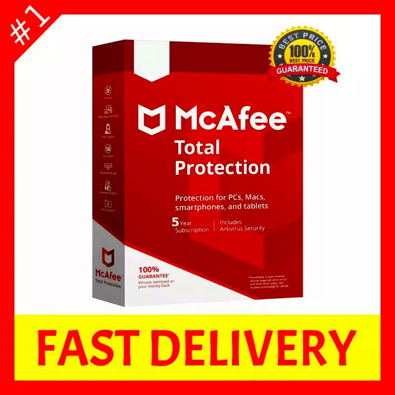 

Antivirus Mcafee Total Protection 2020/2021 Multi Devices 1 Years. .