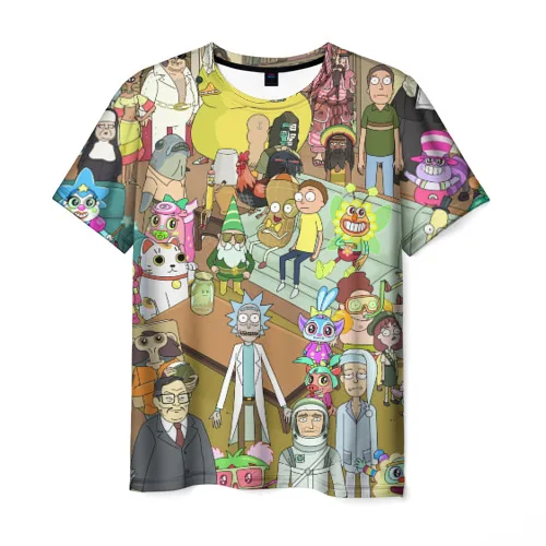 Мужская футболка 3D Rick and Morty | одежда