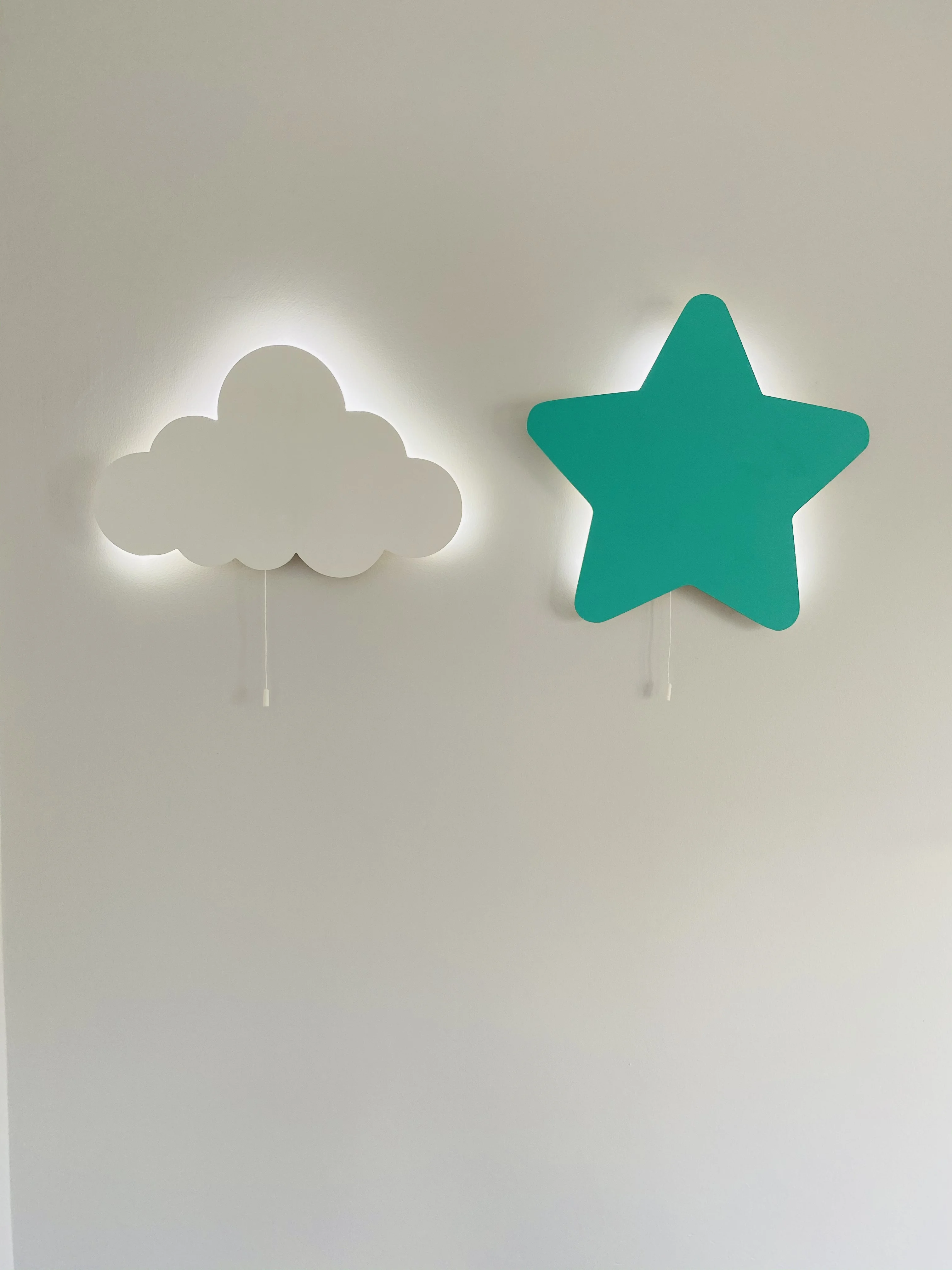 

Star Shaped Decor Baby Night Lamp Bedside Light Wooden Star Wall Lamp Kids Room Decor Nursery Star Decor Sleeping Lamp