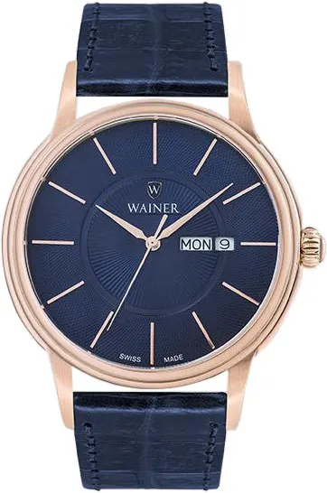 Швейцарские наручные часы Wainer WA.14922 A|Кварцевые мужские часы| |