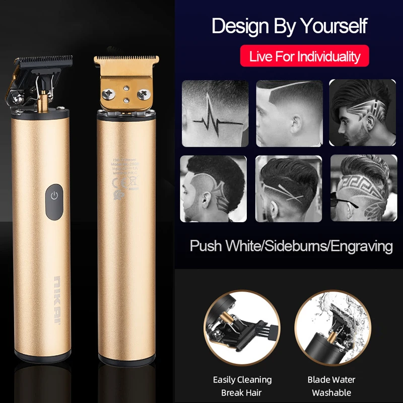 

Professional Men Hair Cutting Machine Beard Barber Hair Cut Electric Hair Clipper Rechargeable Shaver Beard Trimmer