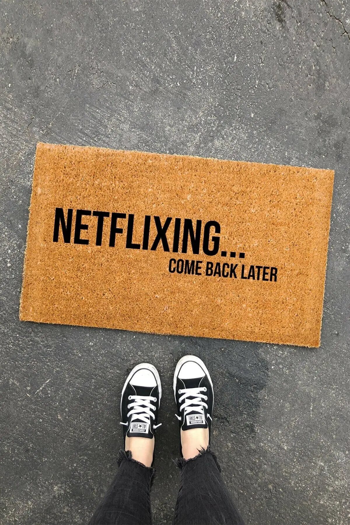 

Придверный коврик возвращайтесь позже, входной коврик, Забавный дверной коврик, домашний уличный декоративный коврик Hello туда, впитывающий ...