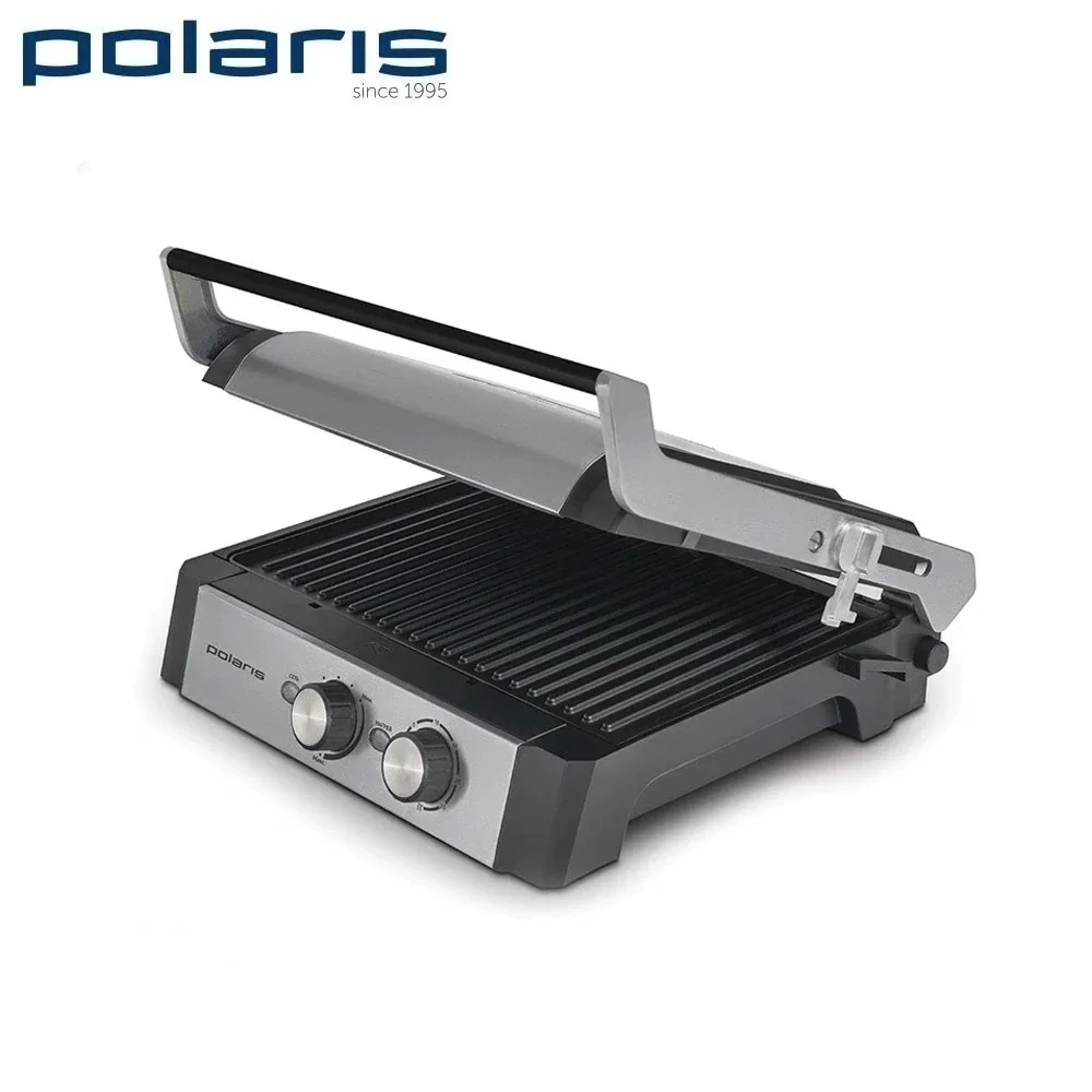 Электрический гриль Polaris PGP 1302 Expert 2200Вт покрытие панелей XYLAN