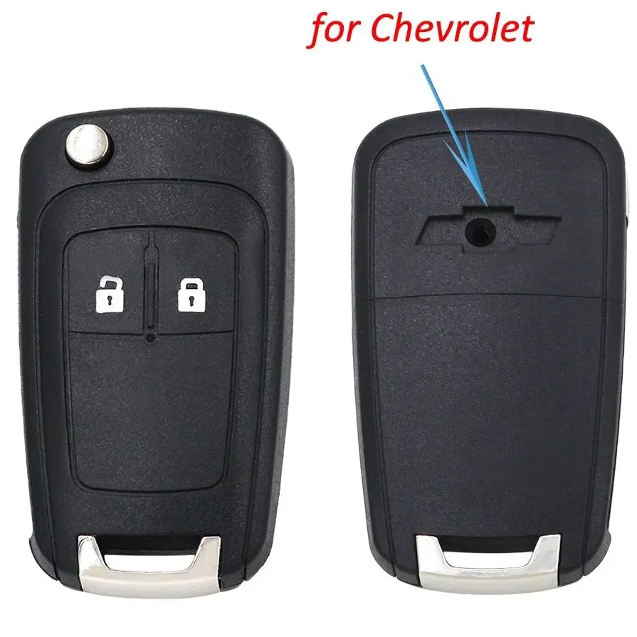 HKOBDII 30 шт./лот 2/3/3 + 1/4 1 кнопочный откидной Чехол для ключа с логотипом Chevrolet Aveo Cruze