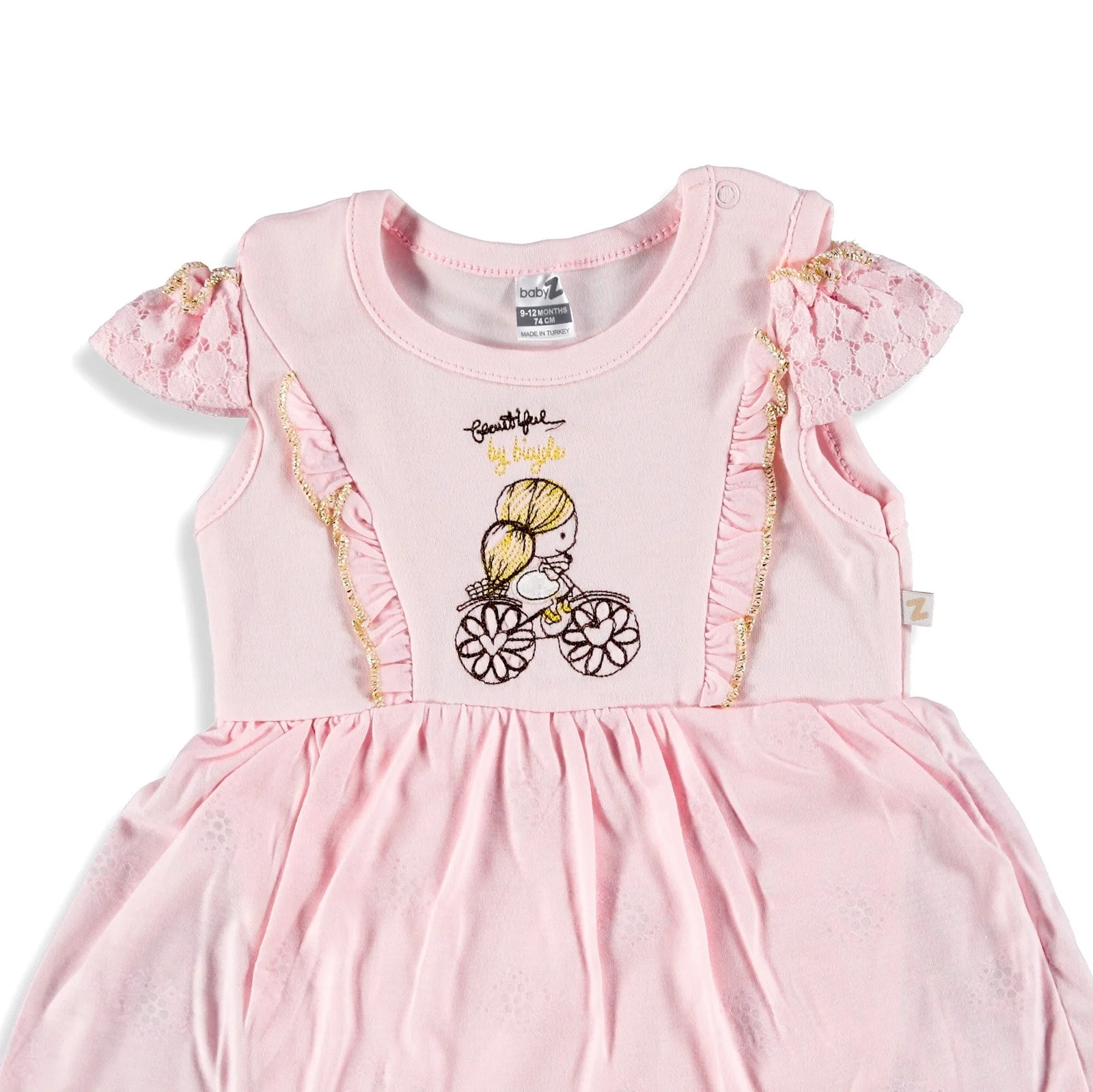 Ebebek BabyZ/красивое платье с вышивкой для маленьких девочек боди |