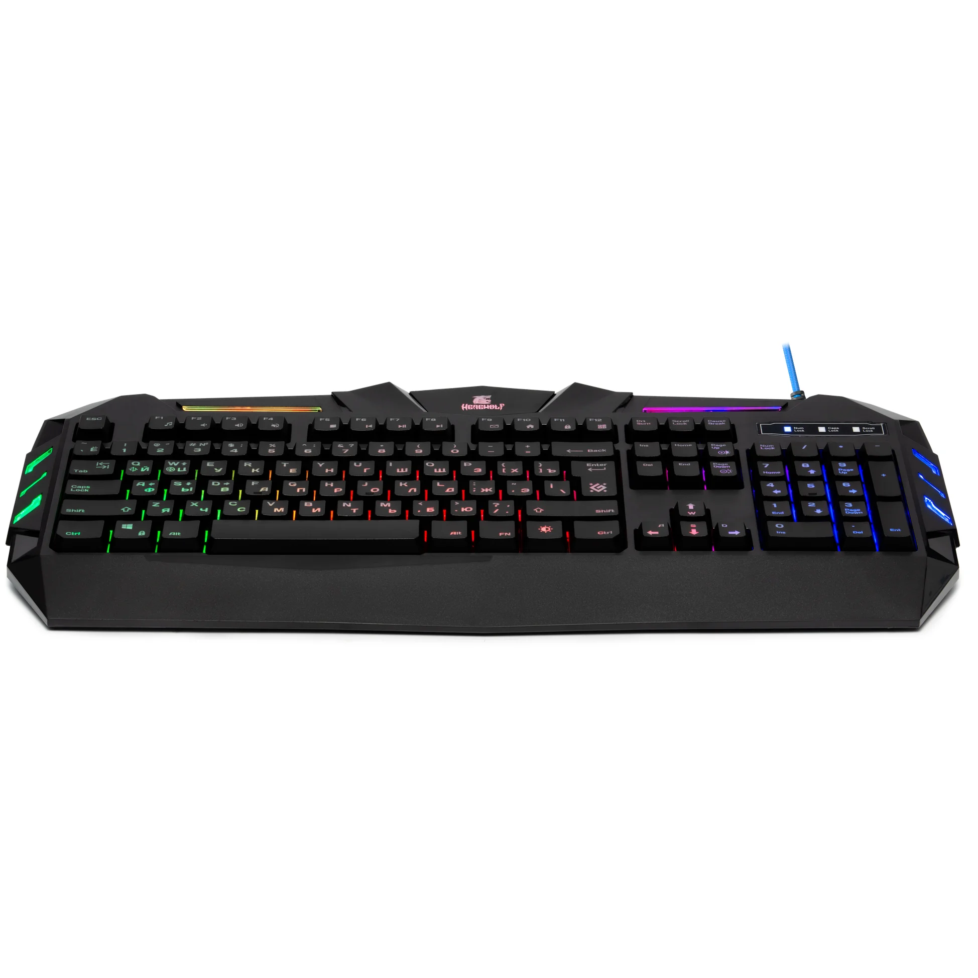 клавиатура defender werewolf gk-120dl, rgb подсветка, 19 anti-ghost игровая. клавиатура defender werewolf gk-120dl. игровая клавиатура defender werewolf gk-120dl. клавиатура defender gk120dl. клавиатура defender werewolf gk-120dl ru rgb.