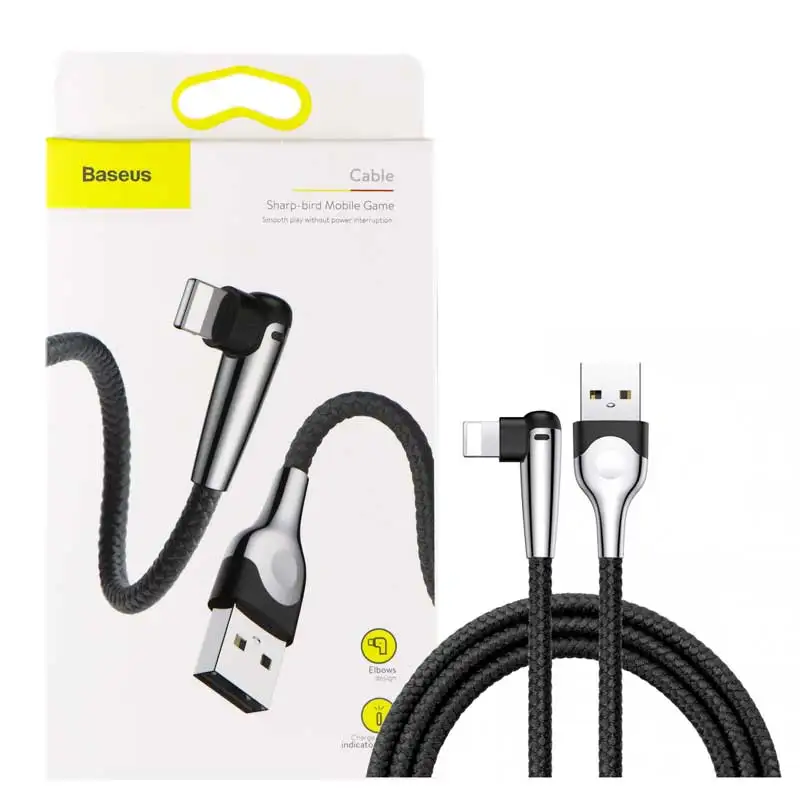 Baseus sharp-bird mobile game cable USB For IP кабель для быстрой зарядки телефона планшета передача