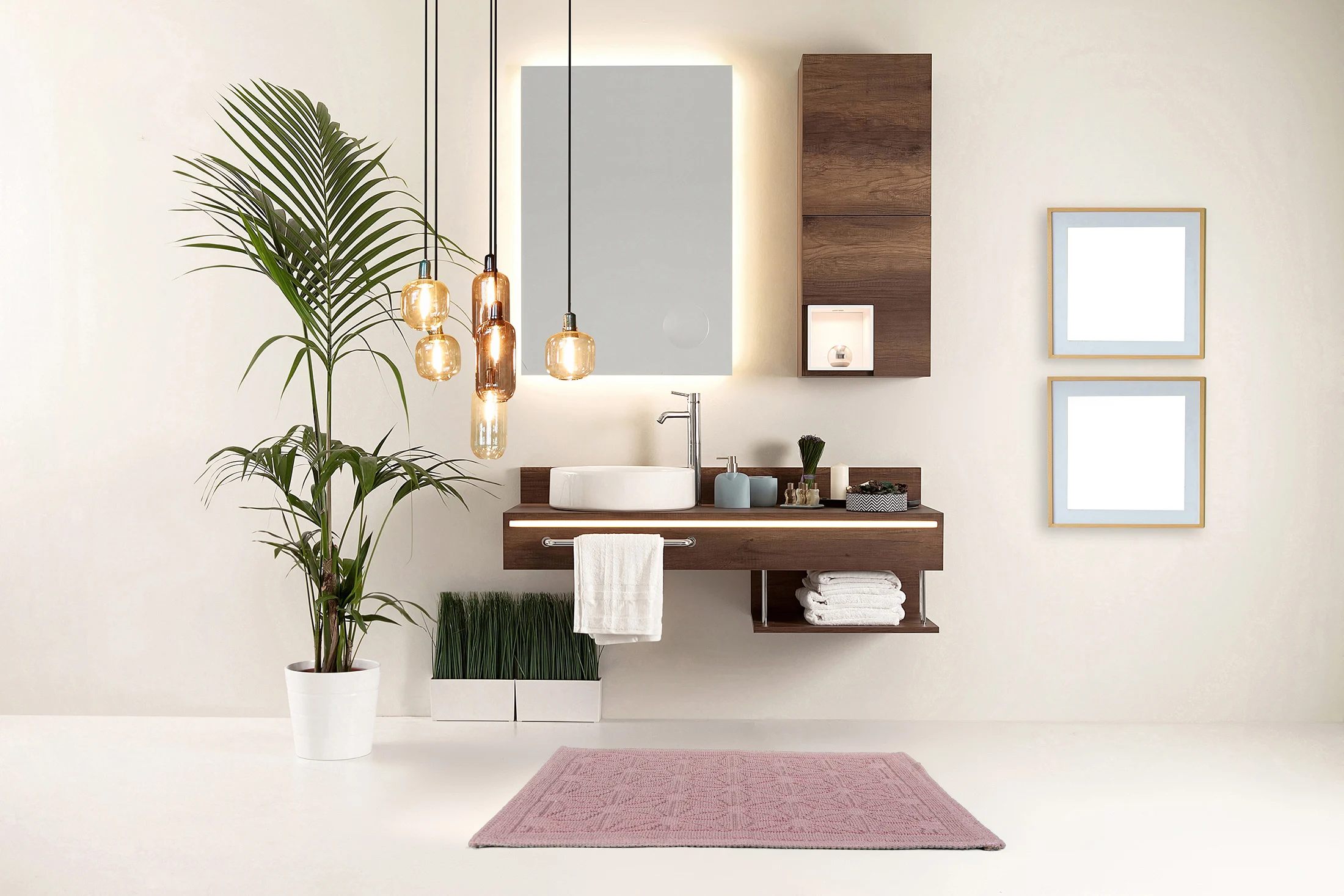 

Bathroom Mat, Bath 1pcs 50x80cm-,1 Pcs 60x100cm, Pack of 2 100% Cotton, Antiallergic,Rugs,Patterned Rugs Types,