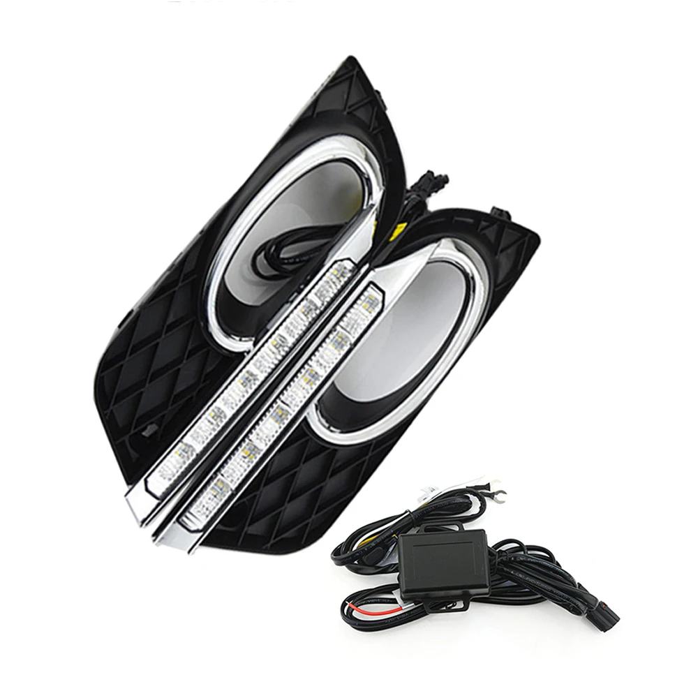 1 пара автомобиля DRL светодиодный фары дальнего света Габаритные огни