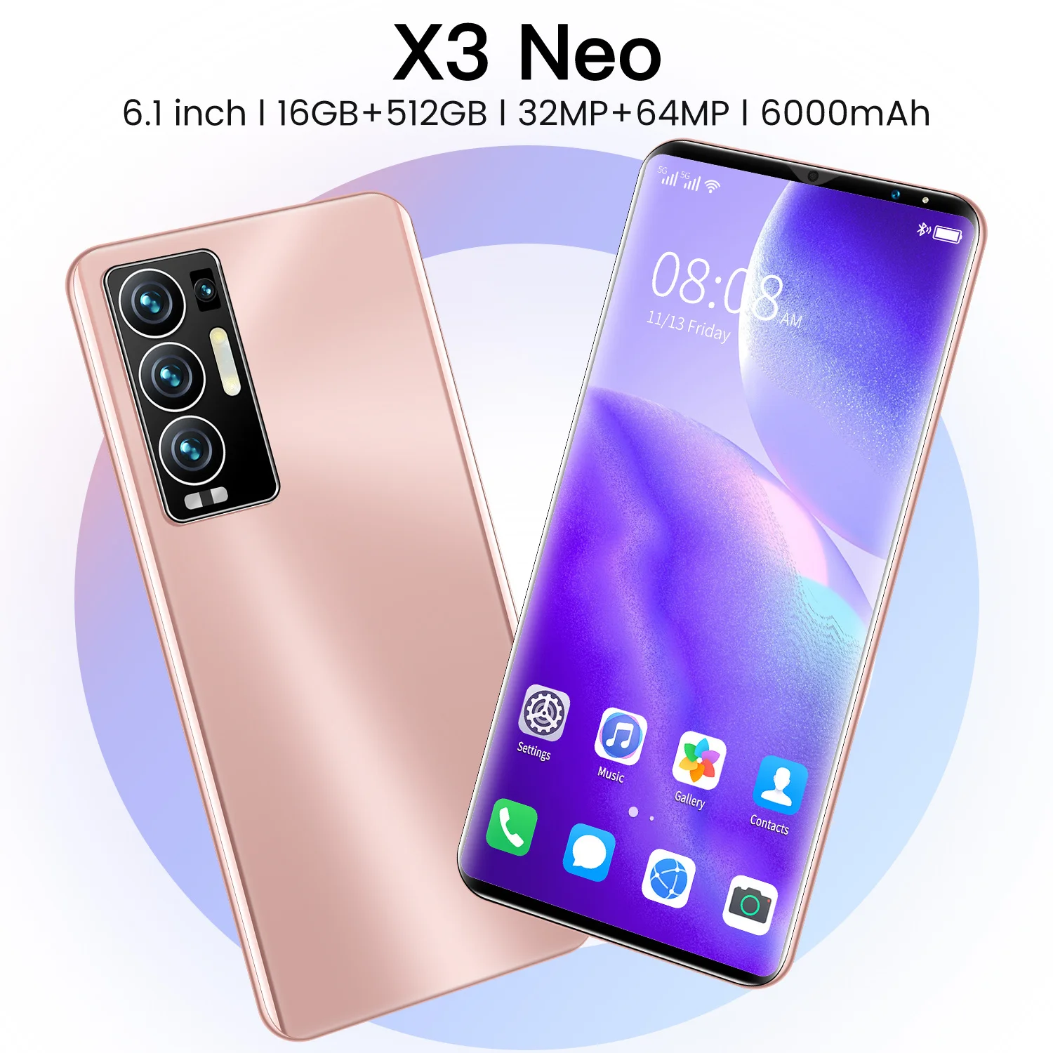 

X3 NEO, 6,1 , 16 + 512 , 6000