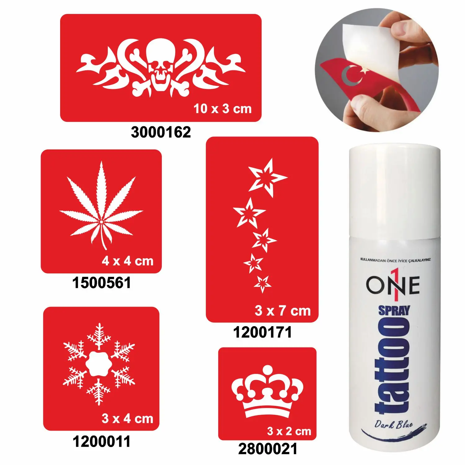 Один спрей татуировки комплект Временные модель 10 | Красота и здоровье