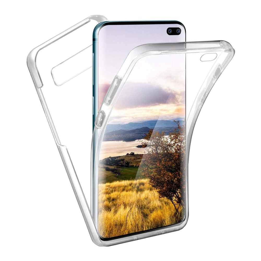 Двухсторонний гелевый защитный чехол из ТПУ силикона + поликарбоната