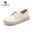 Женские туфли верблюда, весна 2021, новинка, мягкие туфли на плоской подошве в британском стиле, повседневная женская обувь из ПВХ с прозрачной подошвой и круглым носком