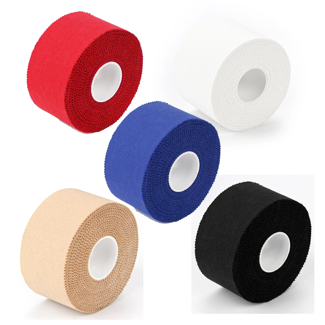 

1Roll White Sawtooth Athletic Sports Tape Cotton Medical Adhesive Tape Bandage for Knee Wrist Ankle Muscle Strain Injury