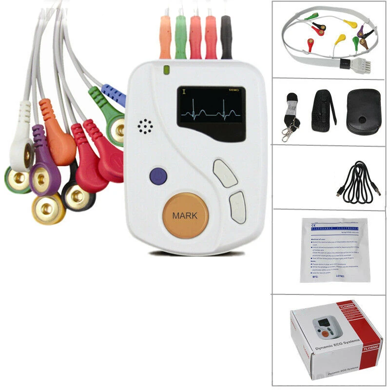 

TLC6000 Портативный динамический Holter ECG 12-lead 48-часовый анализатор система записи USB с программным обеспечением для ПК