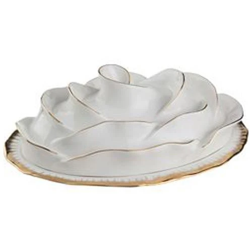 Блюдо &quotЦветочная симфония&quot 26см с крышкой | Дом и сад