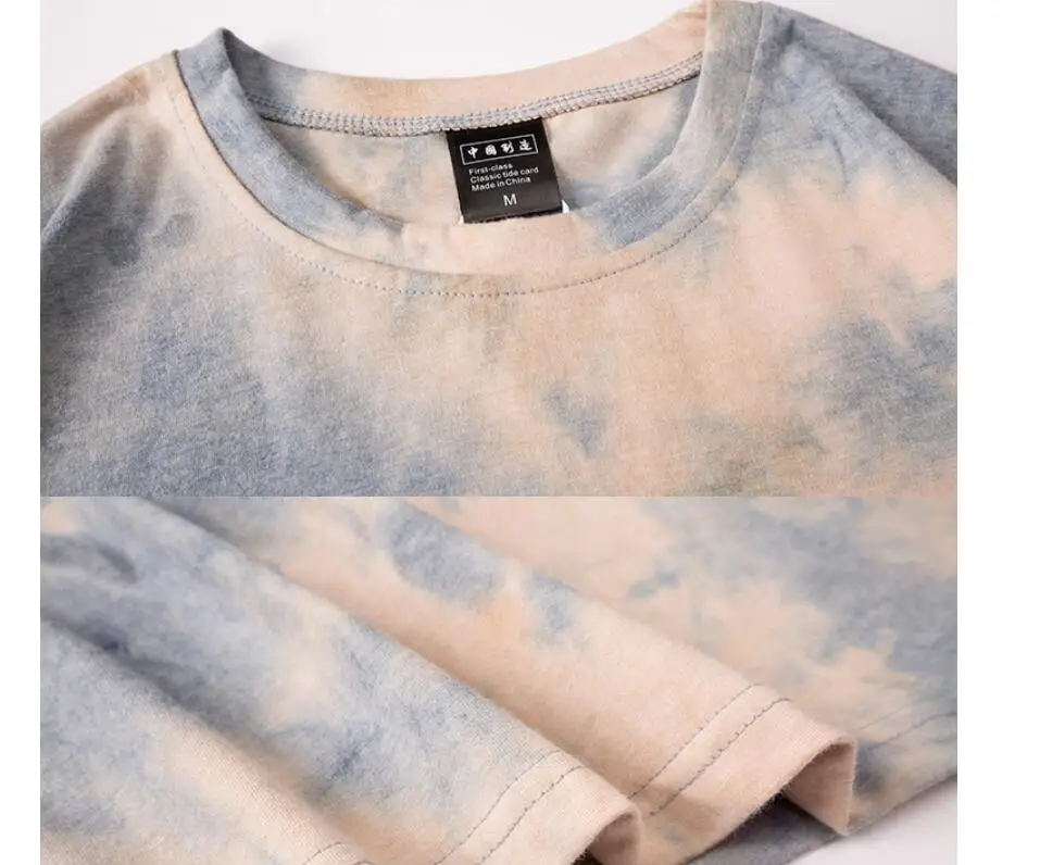 19SS Последний топ High Street Travis Scott Astroworld Festival Run Tie Dye Tee хип хоп мужские и женские