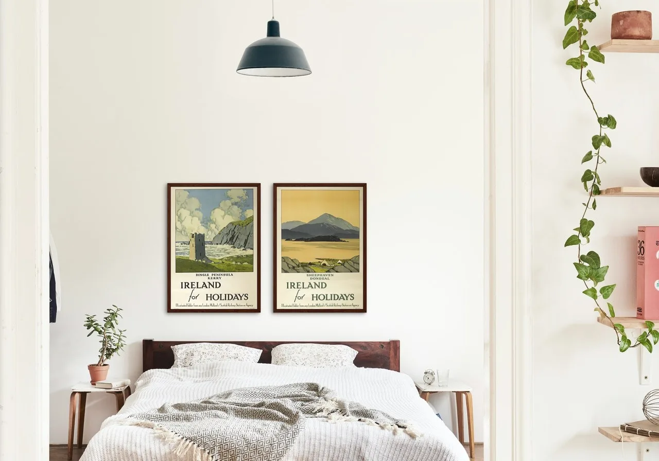 Плакат ВЕЛИКОБРИТАНИЯ/ Постер путешествия ШОТЛАНДИЯ / ИРЛАНДИЯ формата А3