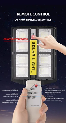 Солнечный настенный светильник с датчиком движения 20000Вт 1080LED