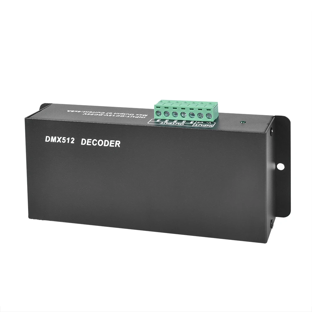 Светодиодный контроллер RGBW DMX512 декодер 4A DC12-24V 4 канала | Лампы и освещение