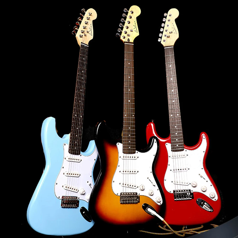 Портативная шпоновая гитара для тренировок на шею электрическая аккорд тренажер