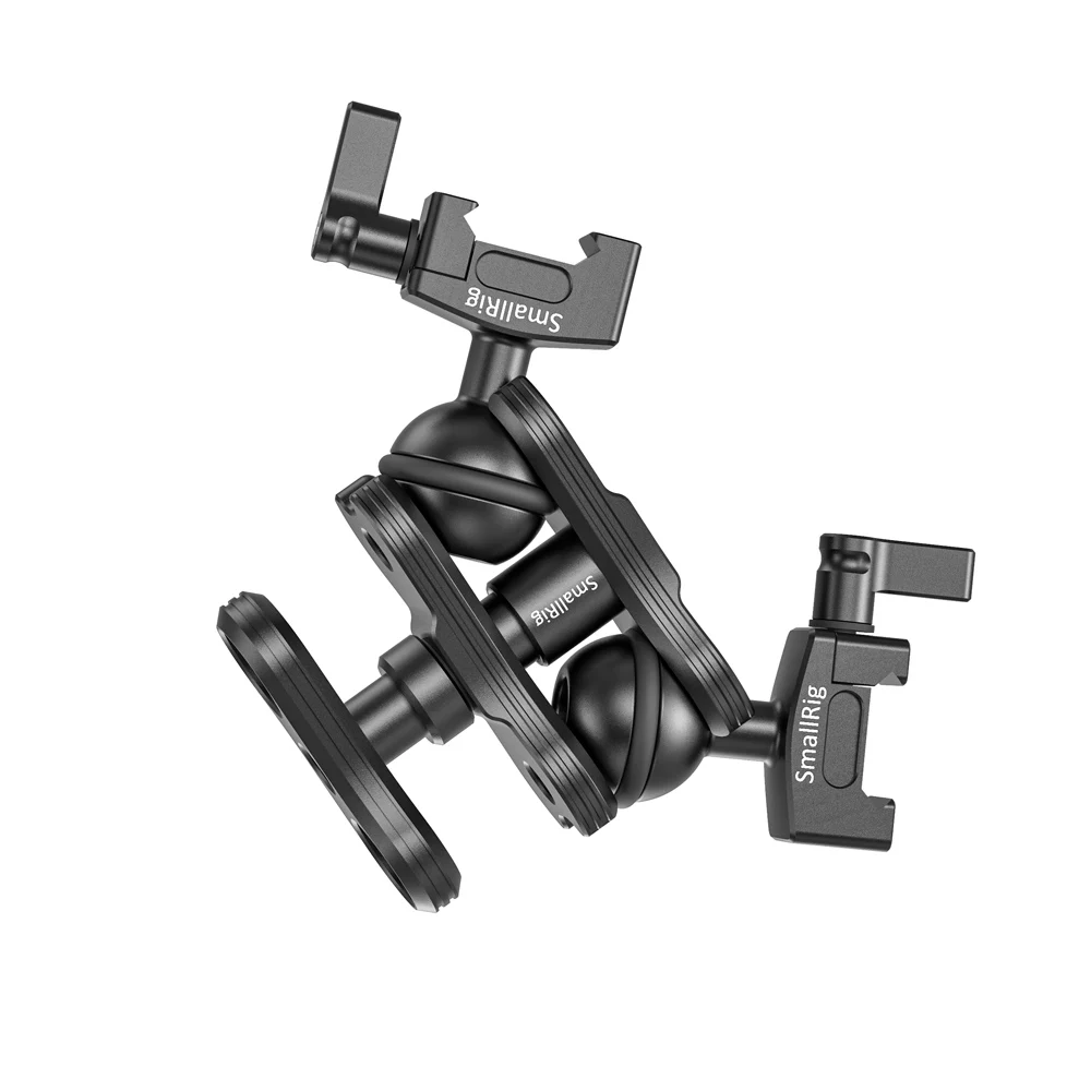 SmallRig шарнирное крепление с двойной шаровой головкой зажимы для монитора NATO
