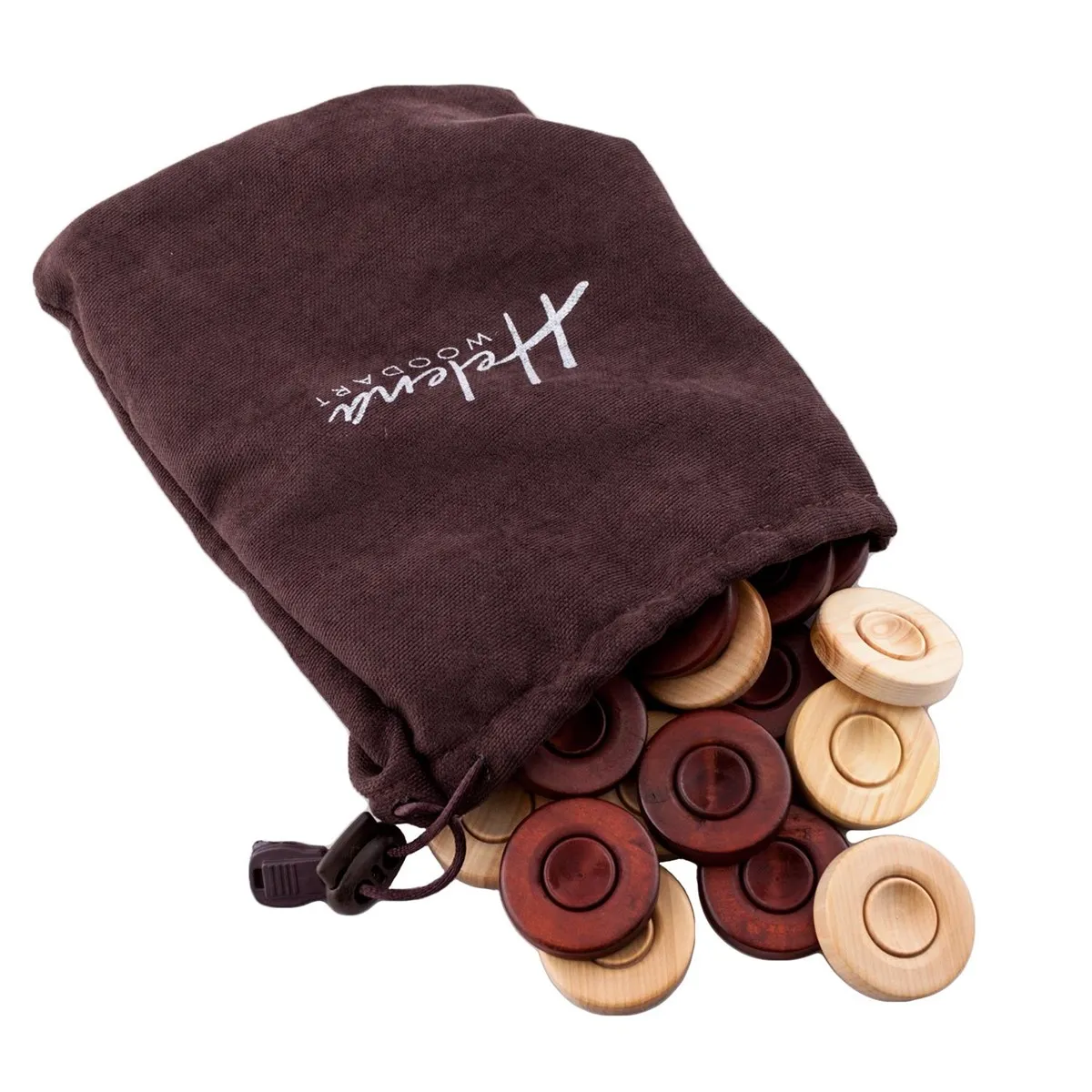 Деревянные фишки для нардов Роскошный набор предметов настольной игры Камни из