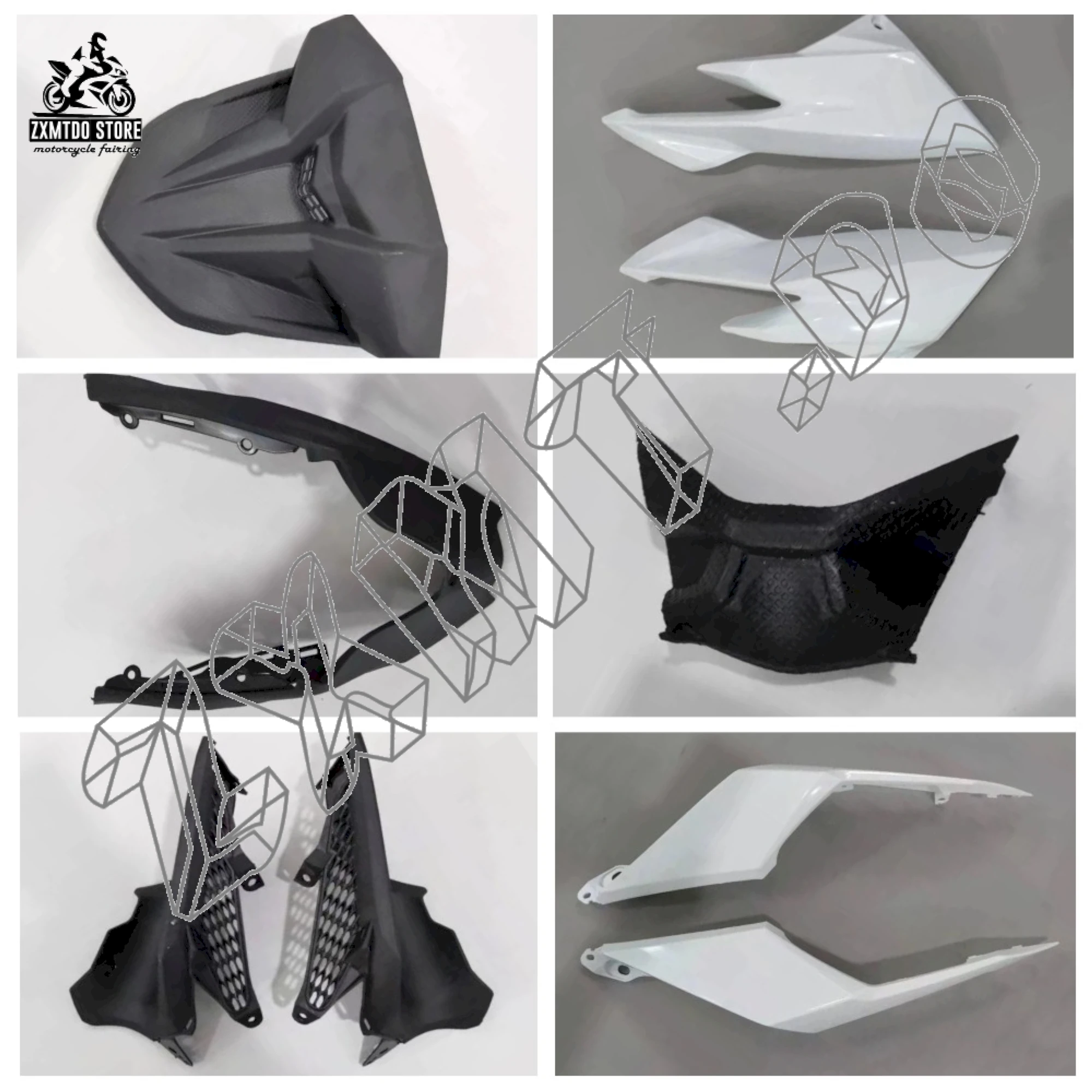 Fairing Kit For Honda CB500F 2016-2021 Injection plastic motorcycle body kit ABS plastic. мотопластик |