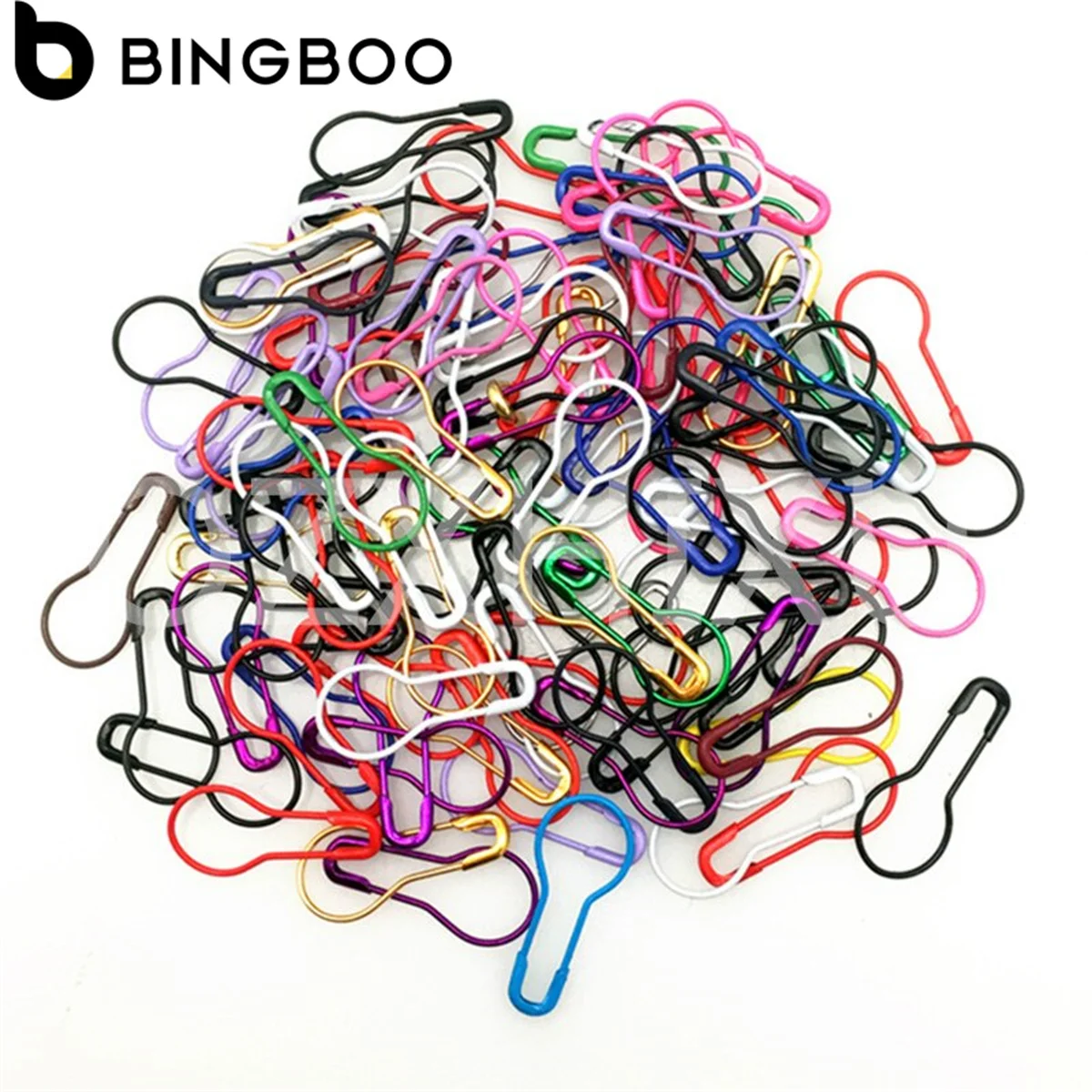 

100pcs 22mm Colorful Knitting Crochet Locking Stitch Marker Hang Tag Safety Pins DIY Needle Clip Crafts Accessories Sewing Tool