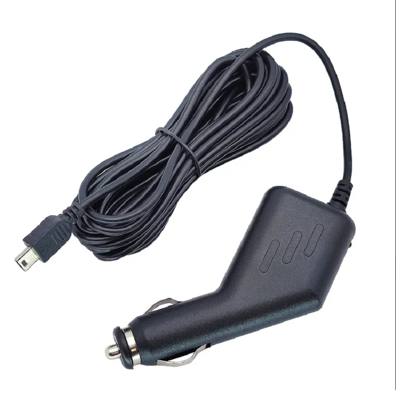 Шнур питания в прикуриватель TDS TS-CAU30 (3м 1 2А) miniUSB (AV-1021) чёрный пластик | Автомобили