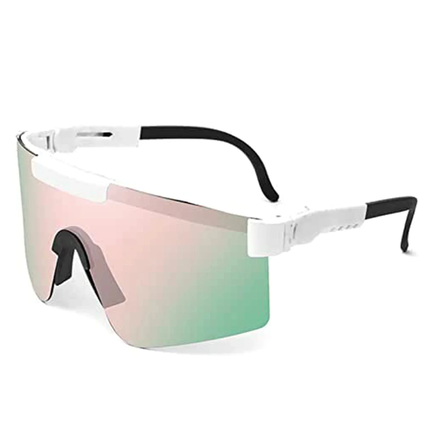 

Hot Pit Viper Eyewear Black Frame Mirrored Lens Sunglasses Windproof Sport Fashion Polarized Sunglasses for Man / Woman UV400