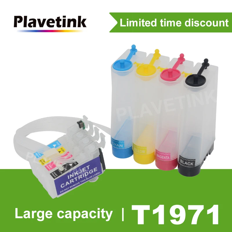 Plavetink T1971 СНПЧ система беспрерывной подачи чернил для Epson Expression XP 101 201 211 401 204 104 214 411