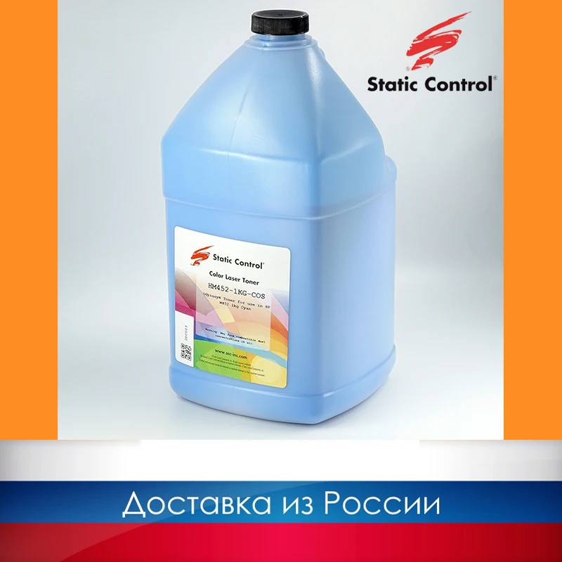 Тонер HP Color LJ M452 CF400 CF410A/X Canon 045/046 Cyan Odyssey 1кг/фл. Static Control|Тонер| |