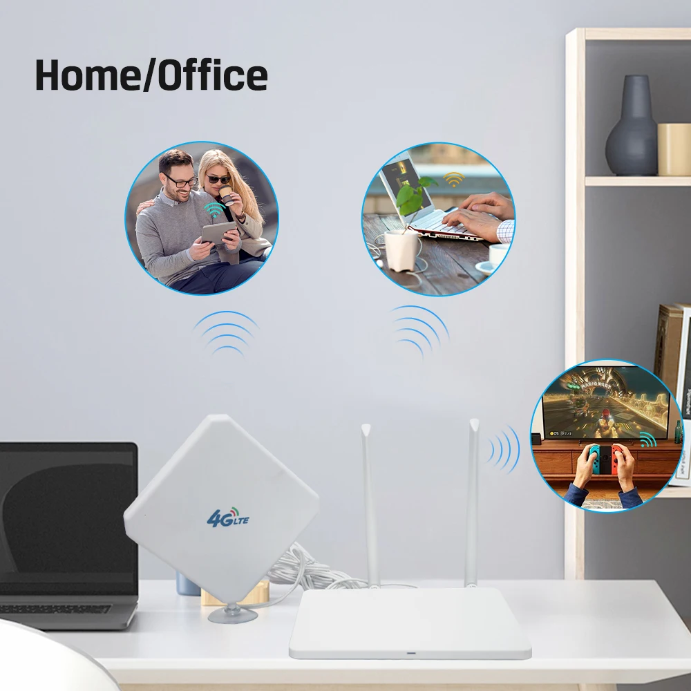 Беспроводной маршрутизатор Cioswi 4G с антеннами WiFi 3-метровый 3G 4G-модем