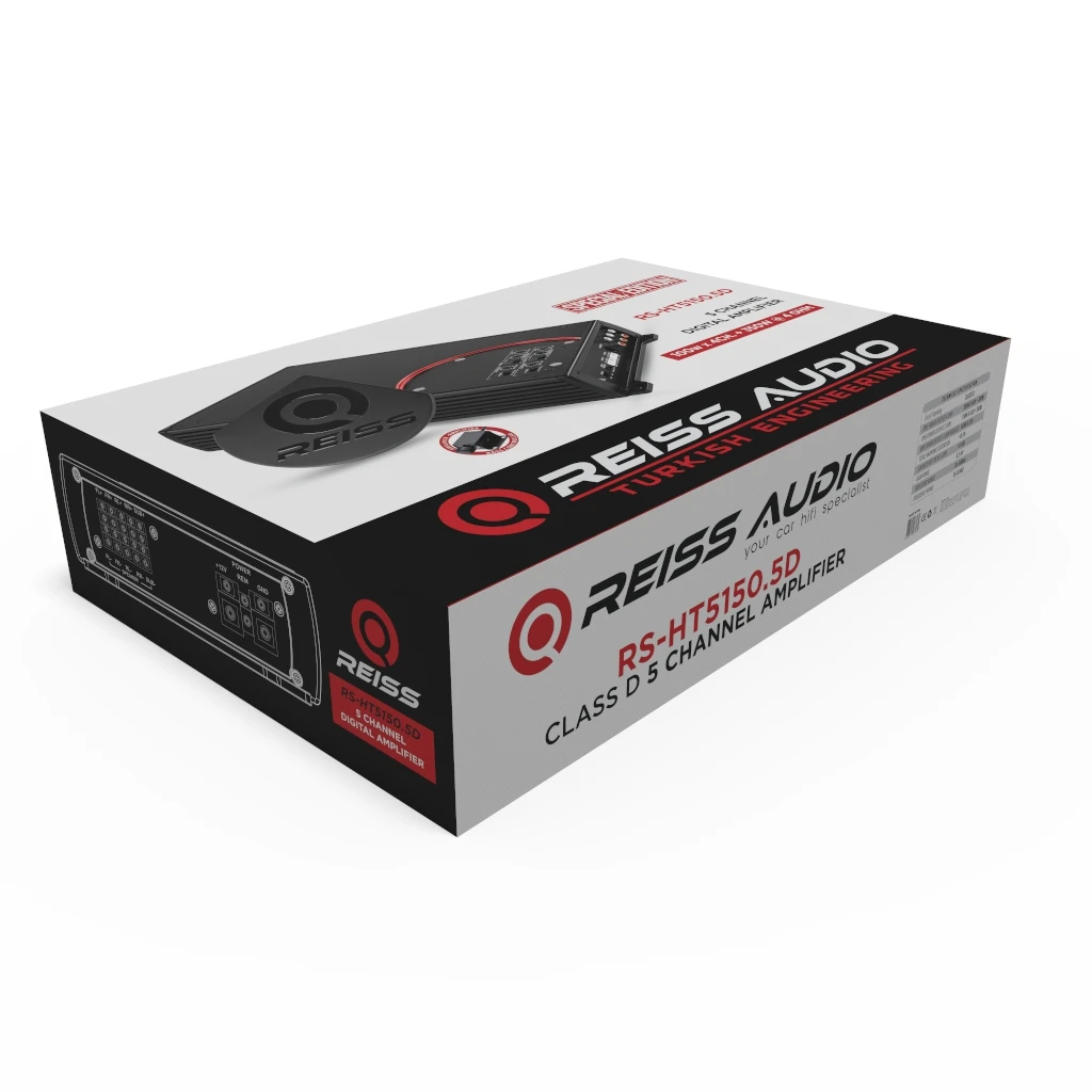 Фотоусилитель автомобиля 5 каналов класс D среднеквадратичная Мощность: 4x100 Вт + 500